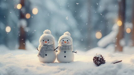 Two snowmen