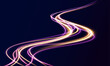 Speed connection vector background. Vector swirl trail effect. Abstract vector fire circles, sparkling swirls and energy light spiral frames. Database fast data transfer acceleration.