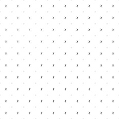 Poster - Square seamless background pattern from geometric shapes are different sizes and opacity. The pattern is evenly filled with small black dancing girl symbols. Vector illustration on white background