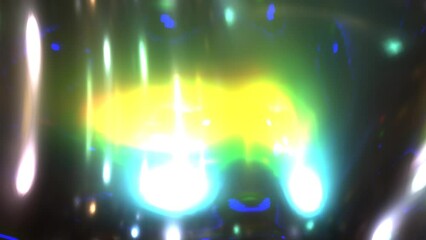 Poster - Animation of Abstract light and glowing rays background 