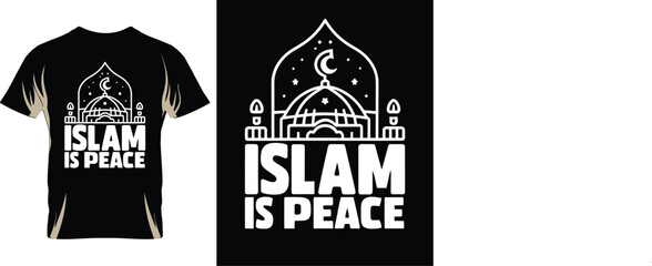 Poster - islamic t-shirt design vector,ramadan islamic t-shirt design, Smile it's sunnah,Follow the sunnah not society,save palestine t-shirt design graphic,come to salah come to success,Islam Is Peace,21