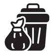 disposal glyph icon
