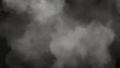 gray grunge smoke texture dark sky black night cloud horror theme background generative ai