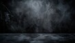 scary dark wall low light black concrete cement texture for background