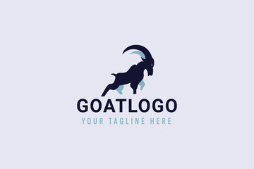 Sticker - goat logo vector icon illustration