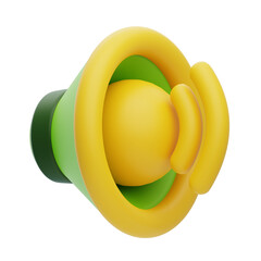 Poster - Speaker 3D illustrations