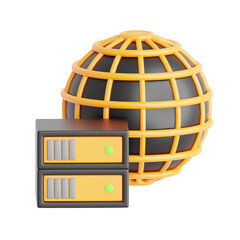 Poster - Server 3D illustrations