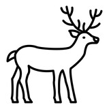 Fototapeta Sypialnia - Reindeer Icon