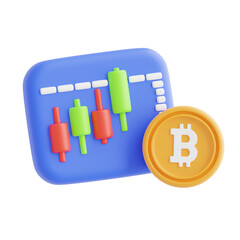 Poster - Crypto Profit 3D illustrations