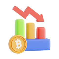 Poster - Crypto Loss 3D illustrations