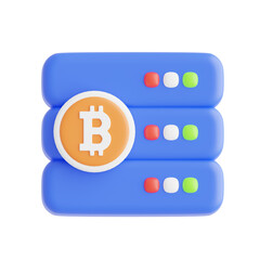 Poster -  Crypto Database 3D illustrations