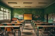 © Vorda Berge - Interior of a empty classroom in elementary school