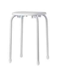 Wall Mural - White metal frame plastic stool