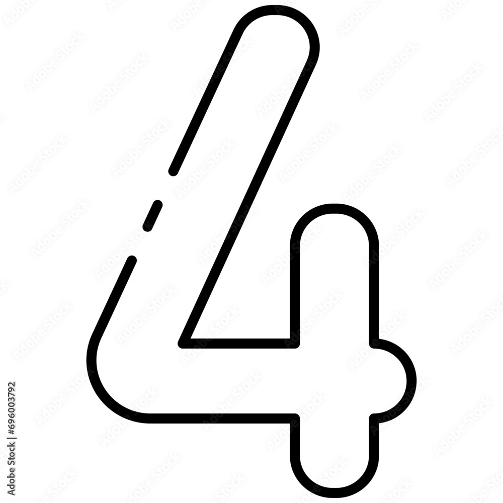 Number, UI, Shapes and Symbols, 1, Mathematical Symbol, Character ...