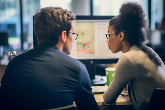 Colegas multiculturais e diversos em uma reunião de consultoria empresarial trabalhando e fazendo brainstorming sobre investimentos financeiros.