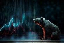 Bear Guarding And Waiting For Stocks To Drop