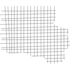 Wall Mural - Hand Drawn Grid 
