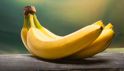 Wall Mural - ripe bananas isolated