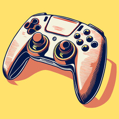 video game controller icon vector