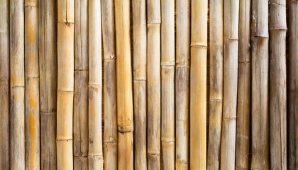  old bamboo plank fence texture for background