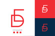 DE or ED Alphabet Letters Logo Monogram