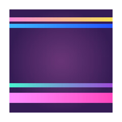 Aufkleber - Square Futuristic Gradient Texture Colored Graphic Symbol Element Nostalgic Retro 90's Thenme Icon