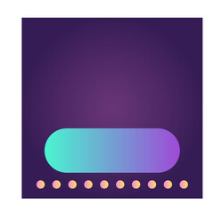 Aufkleber - Square Futuristic Gradient Texture Colored Graphic Symbol Element Nostalgic Retro 90's Thenme Icon