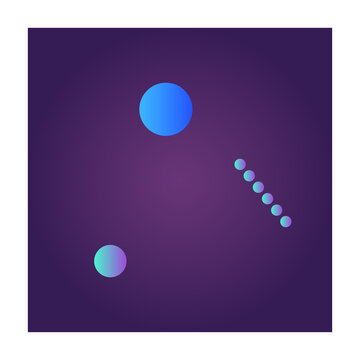 Square Futuristic Gradient Texture Colored Graphic Symbol Element Nostalgic Retro 90's Thenme Icon