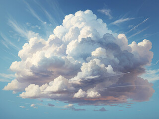 Wall Mural - 
Ephemeral Vistas: The Cloud Concept 3