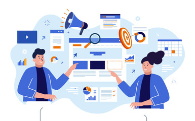 Wall Mural - seo marketing