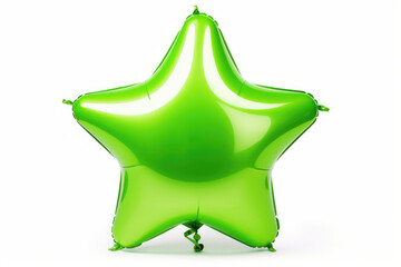 Wall Mural - Lime green star balloon for party and celebration