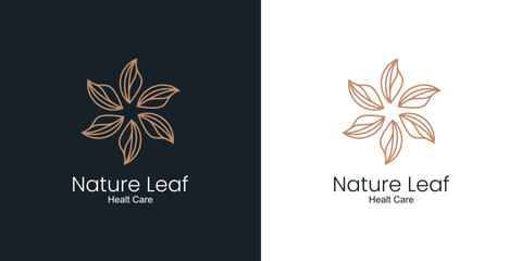 Wall Mural - creative beauty flower logo. design for business of luxury, elegant, simple.