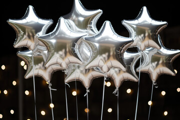 Wall Mural - balloon for party and celebration on transparent background
