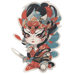 Wall Mural - Kabuki Warrior