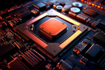 Poster - Central Computer Processors CPU concept
