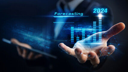 business forecasting and analytics in 2024 concept