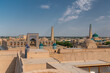Panoramic view of the main monuments of Khiva, morning light - Khiva, Uzbekistan