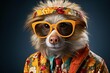 Animal cool a lunette pour vos carte d'anniversaire, de fêtes et autres