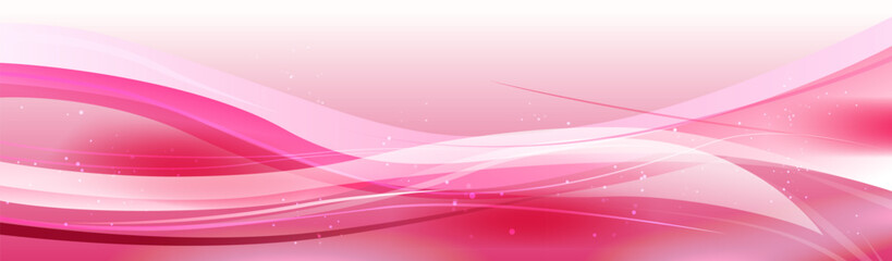 Poster - abstract pink dynamic love background horizontal