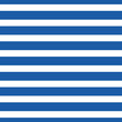 Striped background with horizontal straight blue and white stripes. Seamless and repeating pattern. Editable vector illustration.