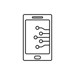 Fototapete - ai icon vector Artificial intelligence icon logo 