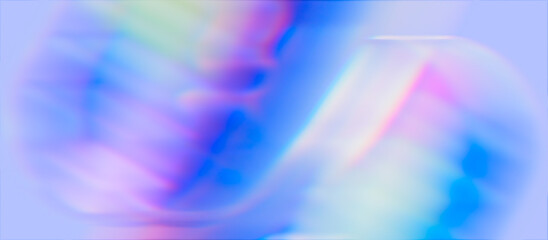 Aufkleber - Vibrant color blending, colorful abstract blurred gradient 3d rendering backdrop,