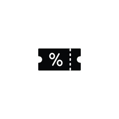 Poster - Coupon icon, discount sign vector for web site Computer and mobile app