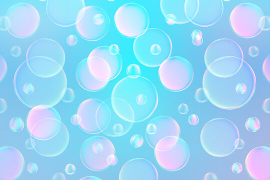 Abstract bokeh background gradient soft light pastel pink blue and purple for hitech technology digital design illustration web template background backdrop desktop wallpaper bubble