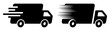 truck delivering orders and packages