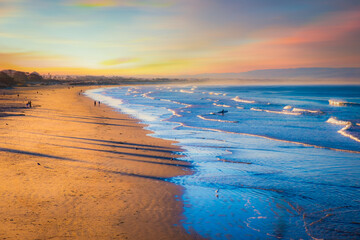 Wall Mural - Pismo Beach at Sunrise, California USA