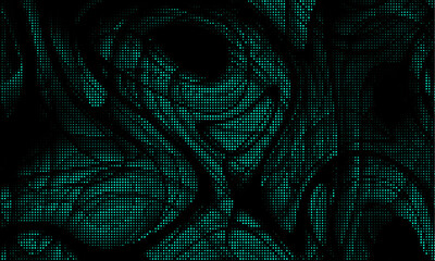 Leinwandbilder - Pixilated abstract Energy background. Halftone effect. Vector image.