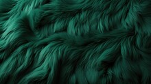A Close Up Of A Green Fur Texture