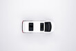 isolated simple and minibus car suv mpv van luxury sport family on white background that easily removable. 