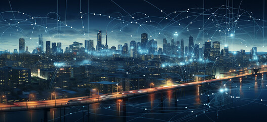 Poster - Illustrate a glass prism with a cloud of digital data inside, highlighting the idea